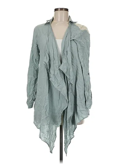 Pre-owned Umgee Long Sleeve T-shirt In Teal