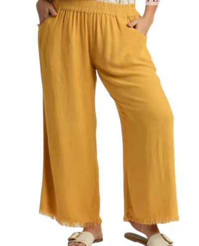 Umgee Miss You Much Pant In Honey In Yellow