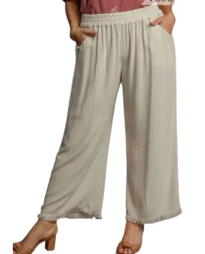 Umgee Miss You Much Pant In Oatmeal In Gray