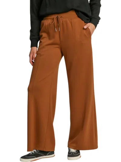 Umgee Neoknit Sweatpants In Terracota In Multi