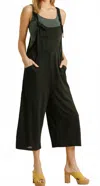 Umgee Overall Jumpsuit In Black In Black