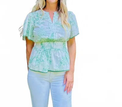 Umgee Polly Top In Green
