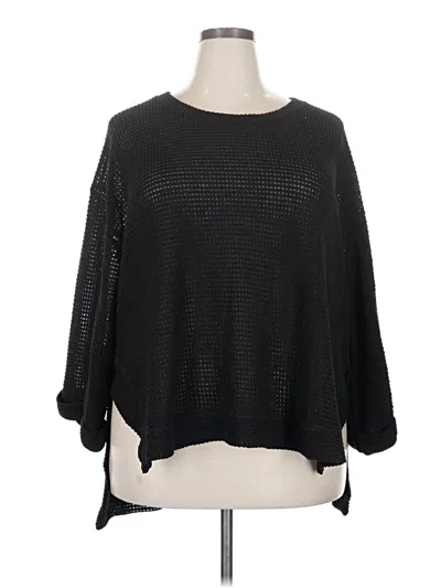 Pre-owned Umgee Pullover Sweater In Black