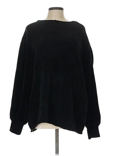 Pre-owned Umgee Pullover Sweater In Black