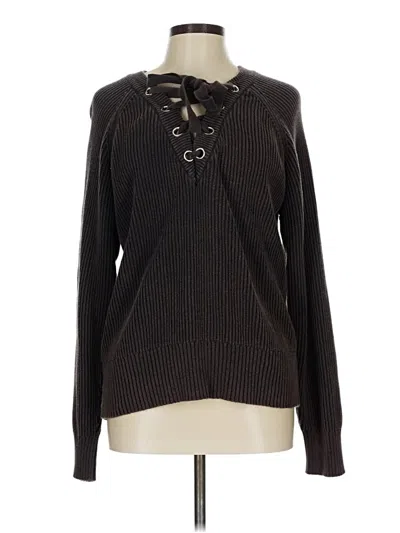 Pre-owned Umgee Pullover Sweater In Brown