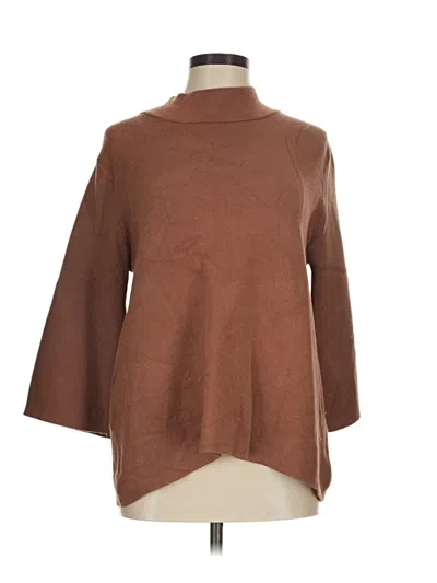 Pre-owned Umgee Pullover Sweater In Brown