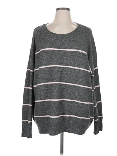 Pre-owned Umgee Pullover Sweater In Gray