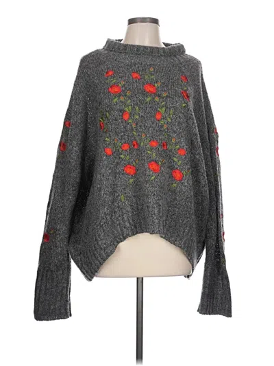 Pre-owned Umgee Pullover Sweater In Gray