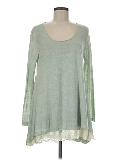 Pre-owned Umgee Pullover Sweater In Green
