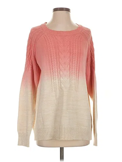 Pre-owned Umgee Pullover Sweater In Pink