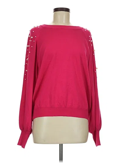 Pre-owned Umgee Pullover Sweater In Pink