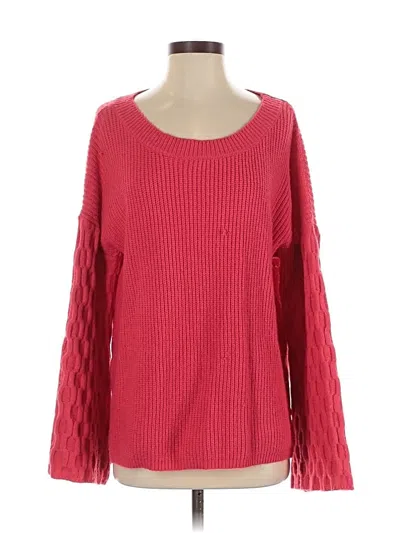 Pre-owned Umgee Pullover Sweater In Red