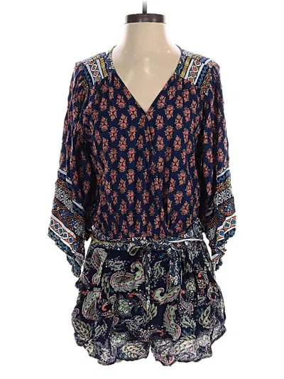 Pre-owned Umgee Romper In Blue
