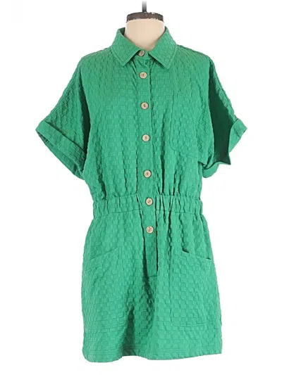 Pre-owned Umgee Romper In Green