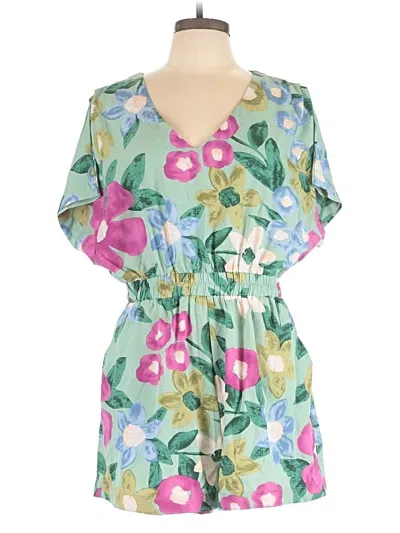Pre-owned Umgee Romper In Green