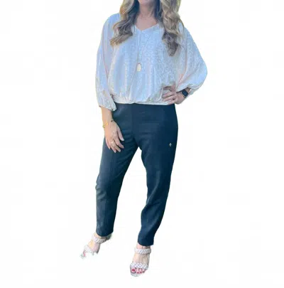 Umgee Shining Example Top In Eggshell In White