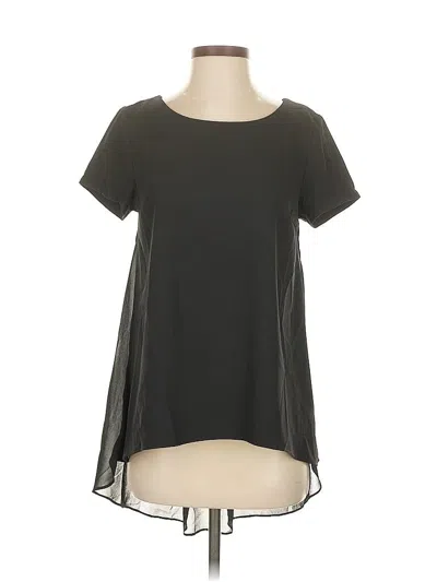 Pre-owned Umgee Short Sleeve Top Gray Scoop Neck Tops