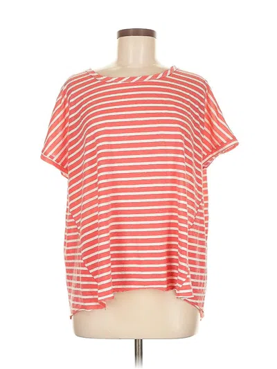Pre-owned Umgee Short Sleeve Top Red Boatneck Tops