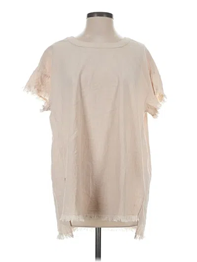 Pre-owned Umgee Short Sleeve T-shirt In Tan