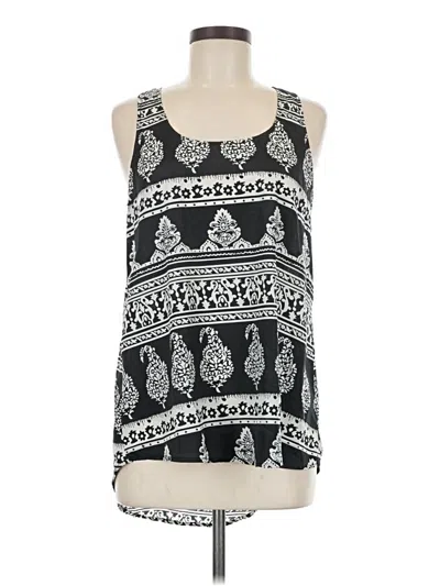 Pre-owned Umgee Sleeveless Blouse In Black