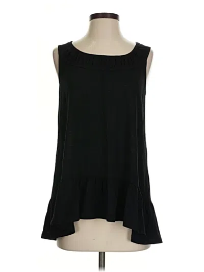 Pre-owned Umgee Sleeveless Blouse In Black