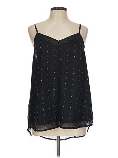 Pre-owned Umgee Sleeveless Blouse In Black