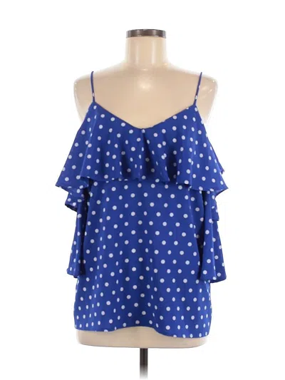Pre-owned Umgee Sleeveless Blouse In Blue