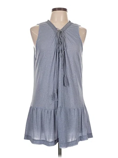 Pre-owned Umgee Sleeveless Blouse In Gray