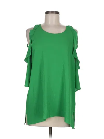 Pre-owned Umgee Sleeveless Blouse In Green