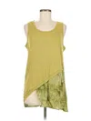 Umgee Sleeveless T-shirt In Green