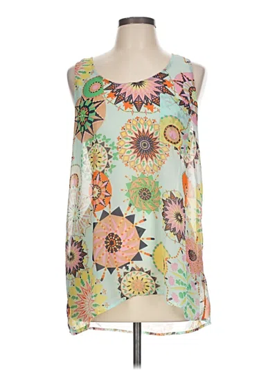 Pre-owned Umgee Sleeveless T-shirt In Green