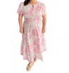 Umgee Southern Belle Tiered Maxi In Pink In Multi