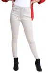 Umgee Stretch Skinny Jean In Sand In Beige