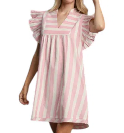 Umgee Summer Time Dress In Pink