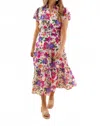 Umgee Sweet Bloom Soiree Dress In Daffodil In Multi