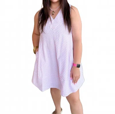 Umgee Sweet Sorbet Mini Dress In Pink