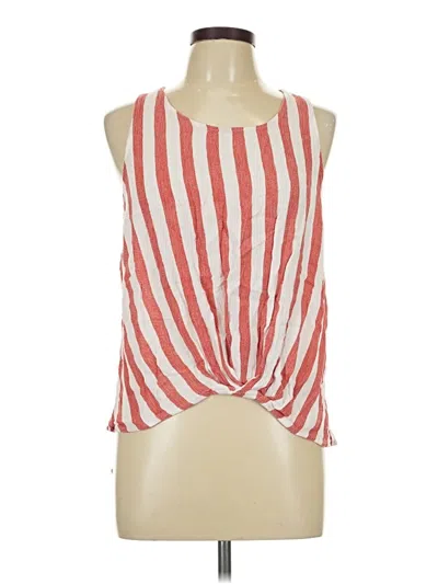 Pre-owned Umgee Tank Top Red Halter Neckline Tops