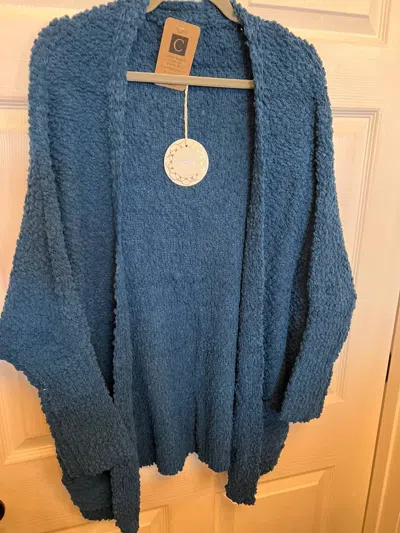 Umgee Teal Cardigan In Blue