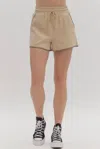 Umgee This Time Bottom Short In Taupe In Grey