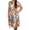 Umgee Tropical Floral Mix Maxi Dress - Plus In Multi In Multi