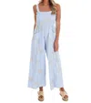 Umgee Up To Something Boho Jumpsuit In Light Blue In Blue