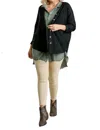 Umgee Waffle Knit Cardigan In Black In Black