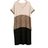 Umgee Women's Animal Print Dress In Black In Black