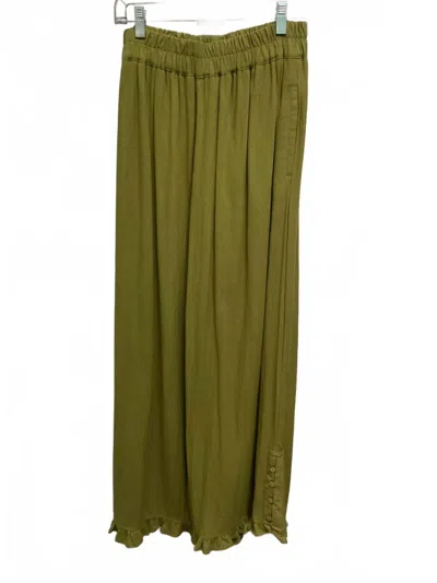 Umgee Women's Ankle Length Pants In Avacado In Green