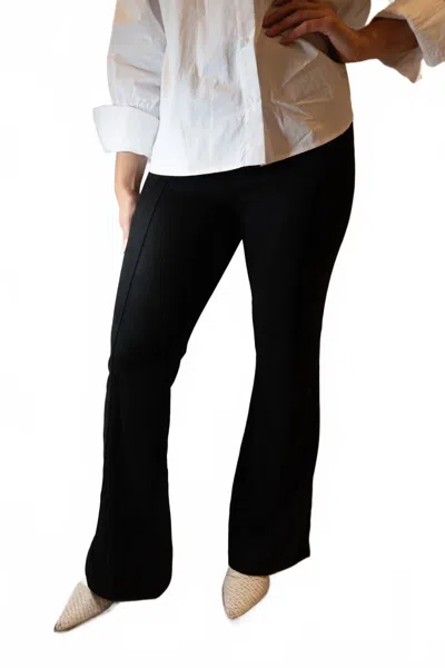 Umgee Women's Suede Bootcut Pants In Black