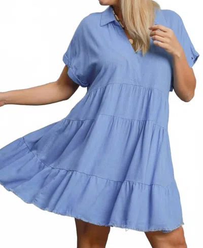 Umgee Women's Sunny Breeze Dress In Orchid Blue