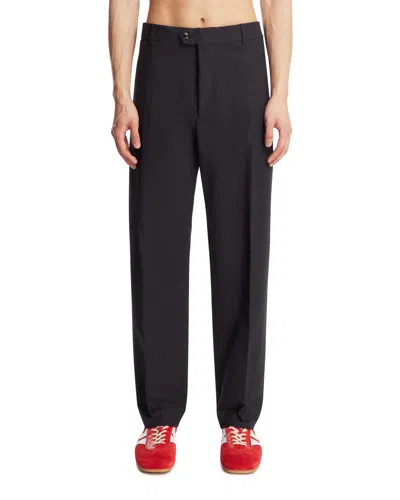 Umit Benan Blue Matt Trousers