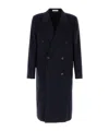 Umit Benan President Double-breasted Wool Coat In Black
