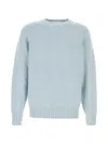 Umit Benan Light-blue Cashmere Sweater In Blue