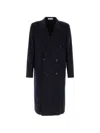 Umit Benan President Double-breasted Wool Coat In Black